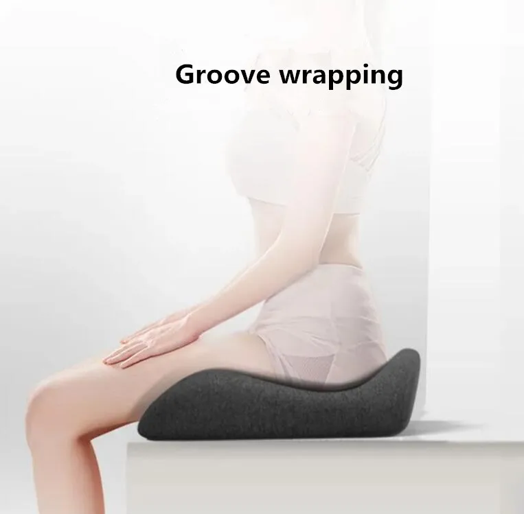 Memory Foam U-shaped Seat Cushion Massage Car Office Chair for Long Sitting Back Tailbone Pain Relief Rebound Cushion Pad