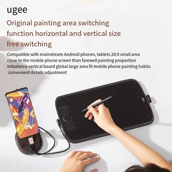 UGEE M908 digital board 16K Handdrawn card computer drawing board PC iPad and phone PS drawing board handwriting board adapt