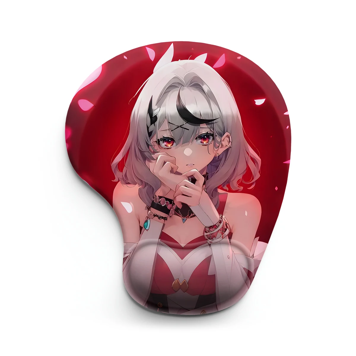 1pc Anime Girly Style Design Mouse Pad Ergonomic Soft Anti-Slip Wrist Rest Support Mat Computer Mouse Pad For Office PC