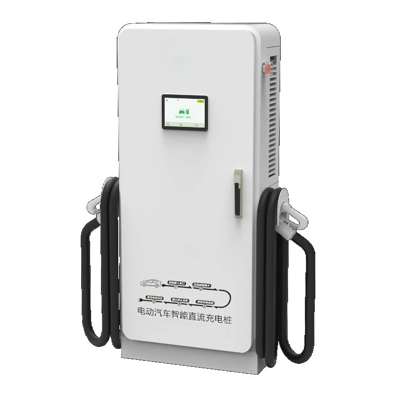 Commercial Fast Electric Car Charger DC 80KW All-In-One EV Charging Station  Hybrid IP54 220V Home Energy Storage