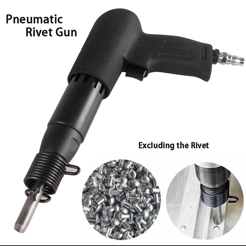 

Pneumatic Rivet Gun Grade Speed Adjusted Semi-Hollow/Solid Rivet Gun Air Pneumatic Tool Nameplate Riveting ToolGY-503