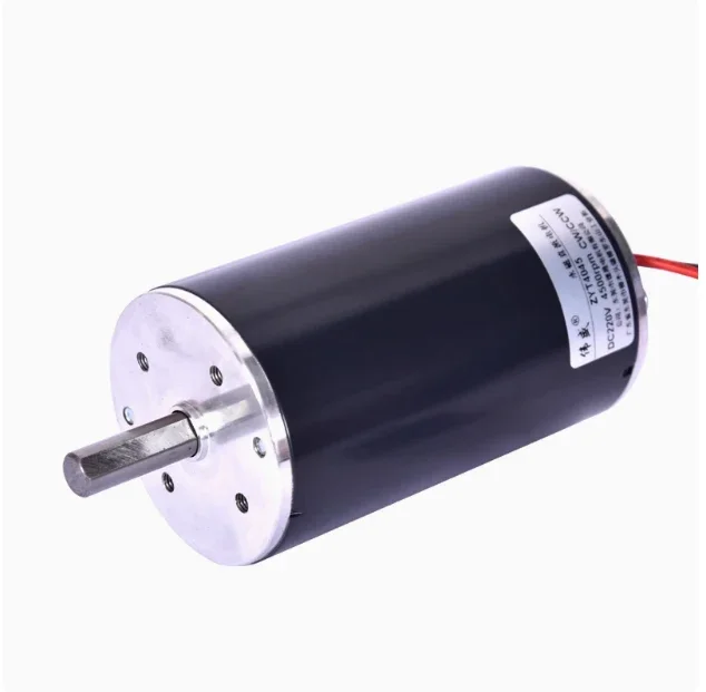 Silnik DC High Speed 220V 100W High Power Large Torque Can CW CCW Motor Lathe Buddha BMotor Lathe Buddha Bead Machine Motor Small