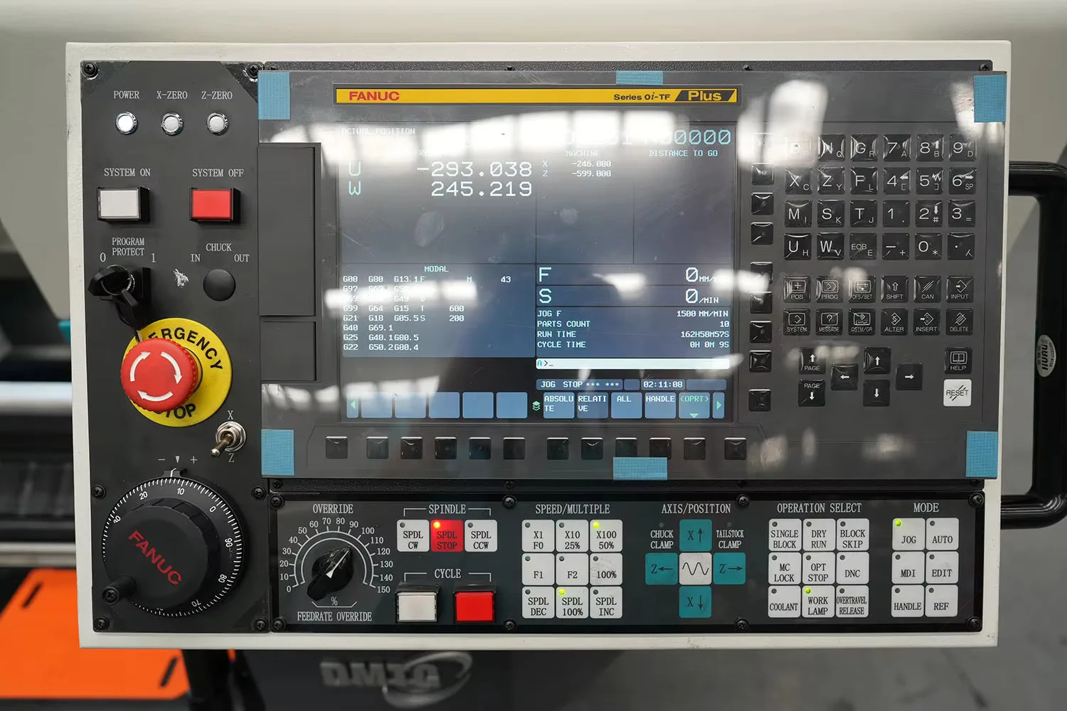 GT DMTG Cke6150 2 축 Hine 자동 Fanuc 선반 제품, Torno CNC 파라 메탈