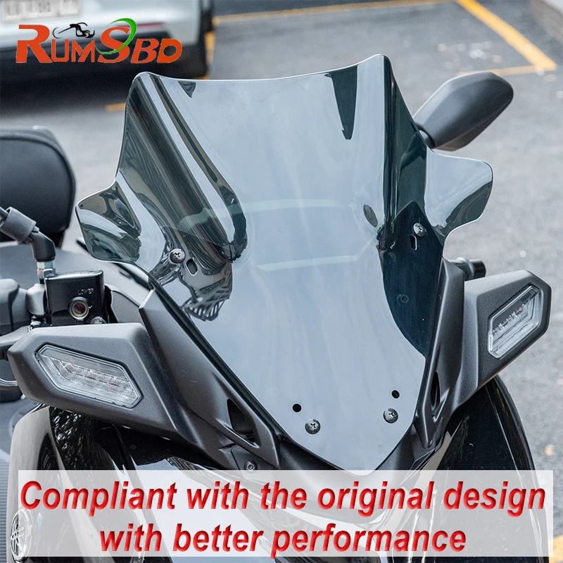 Motorcycle Windscreen Windshield Airflow Deflector Front Screen Wind Shield For Yamaha XMAX X MAX X-MAX 125 250 300 2023 2024
