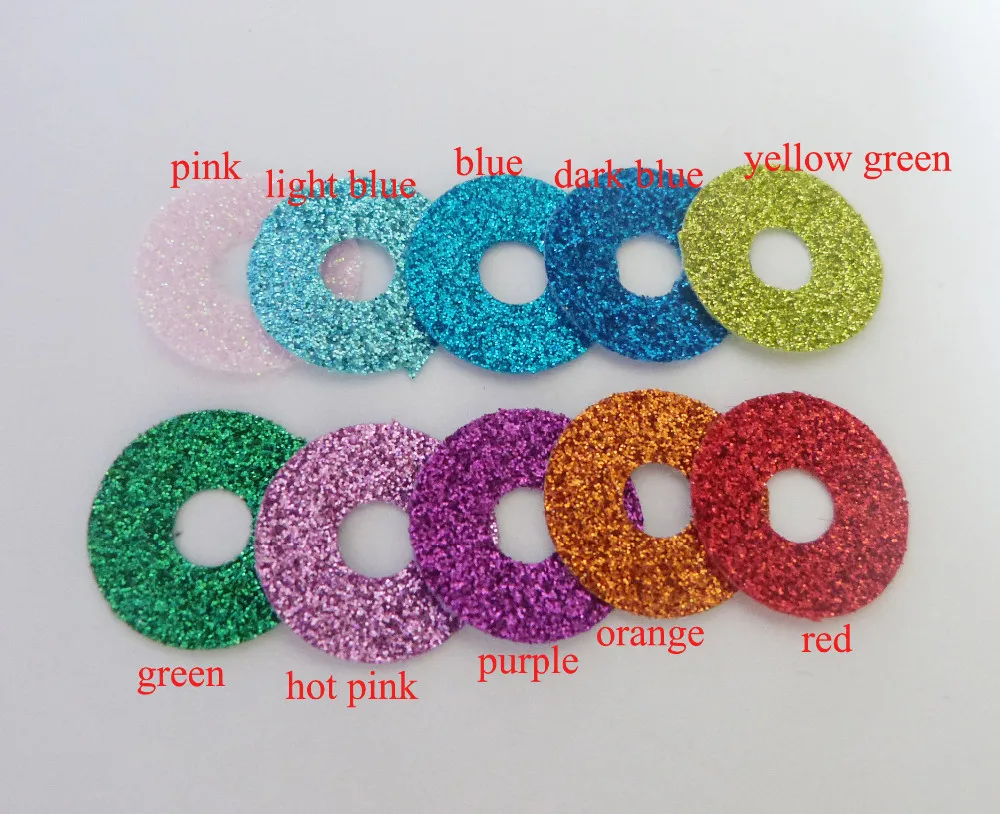 10 Paar Leuchtende Pupillenaugen 20MM 25mm 30mm 3D Komische Runde Glitzer-Spielzeugaugen mit Leuchtscheibe und Hartem Unterlegscheibe – Detail 16