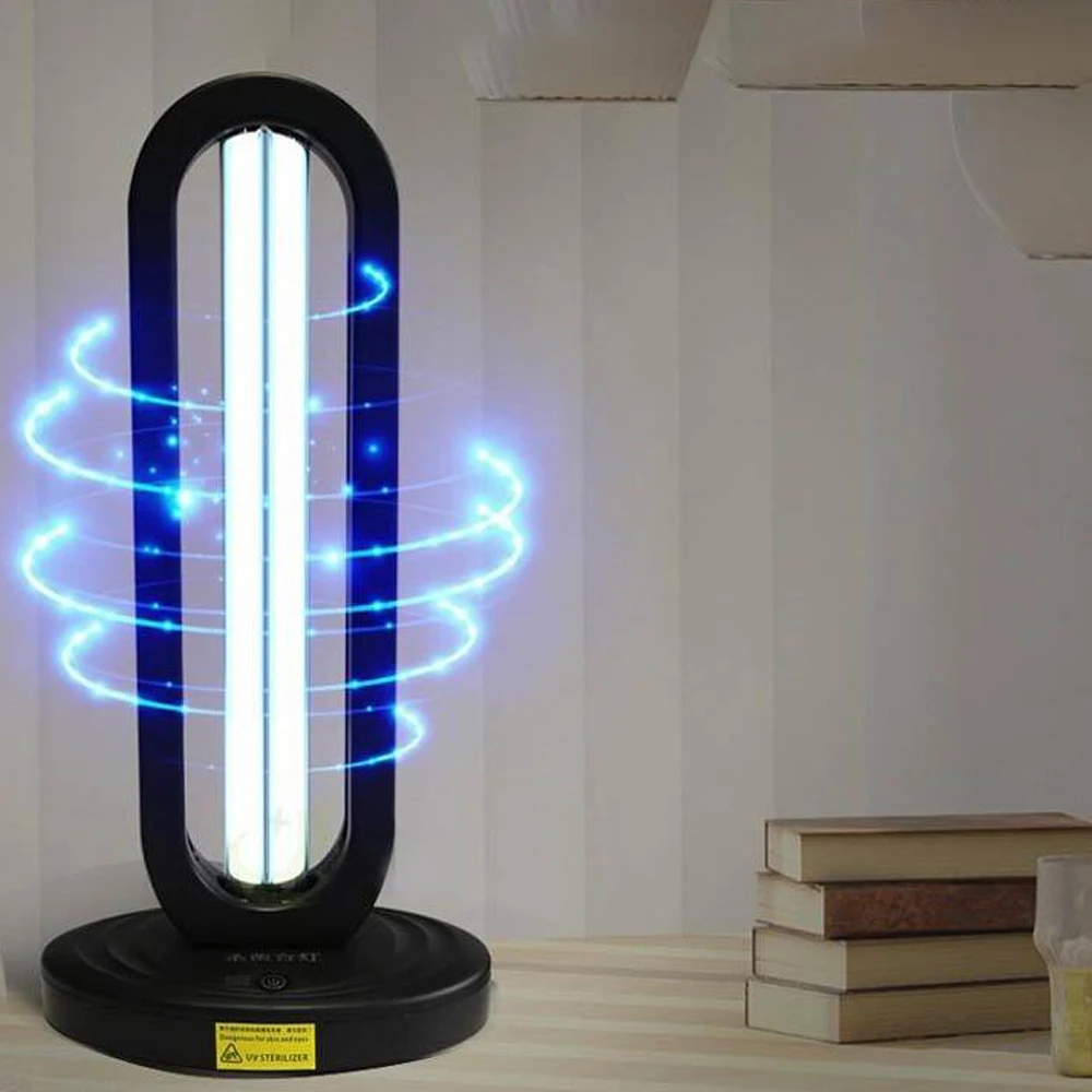 38 واط عالية الترياتلية الأكسجين الأشعة فوق البنفسجية تطهير مصباح 360 درجة عن بعد الأشعة فوق البنفسجية ضوء ذكي المنزلية مبيد للجراثيم الضوء #2