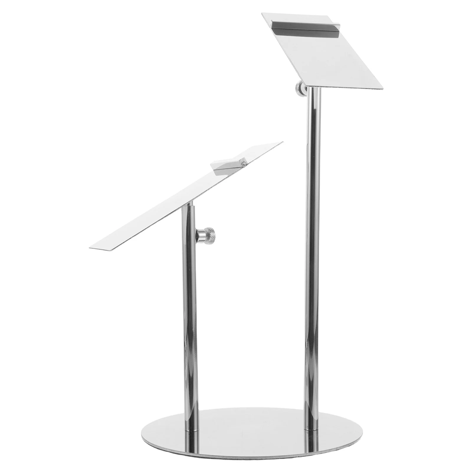 

Stainless Steel Adjustable Shoe Display Rack Height Adjustable For Heels Sandals Sneakers Store Home Use Vertical Metal