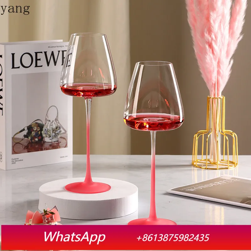 

LMM light luxury high sense household wine glass goblet champagne glass pair