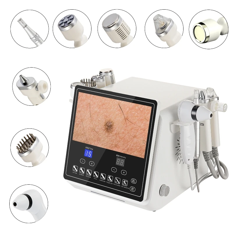 hydra dermabrasion anti-wrinkle facial beauty micro-dermabrasion machine with skin detection machine