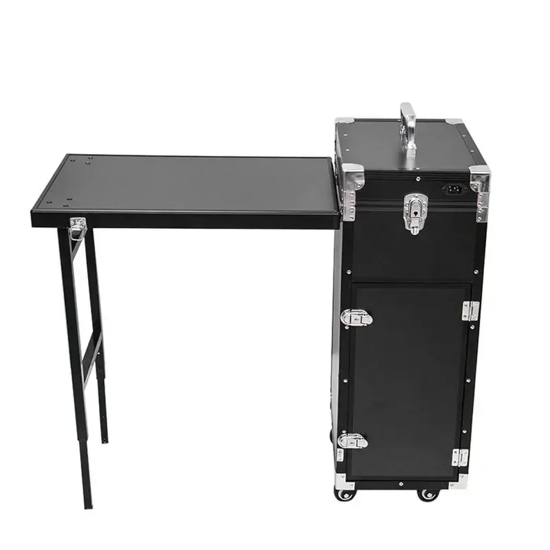 Portable Manicure Table Foldable Nail Table Makeup Train Case Desk  Portable Folding Table Mesa De Manicura Profesional