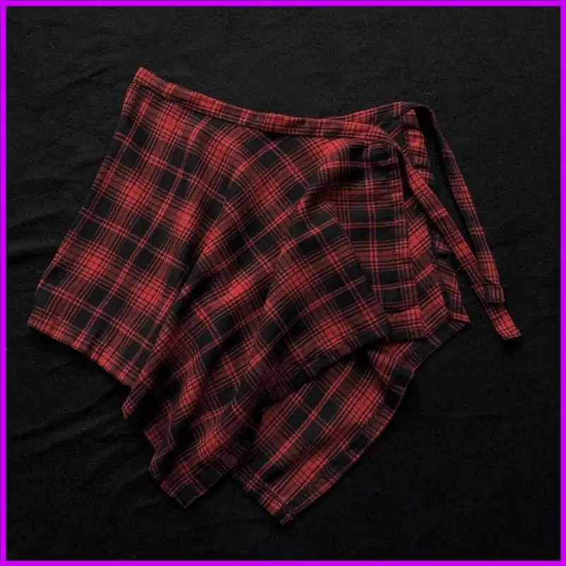 Simple Pieces Skirt With Stylish Tie Hip Scarf Overskirt Shirt Extender