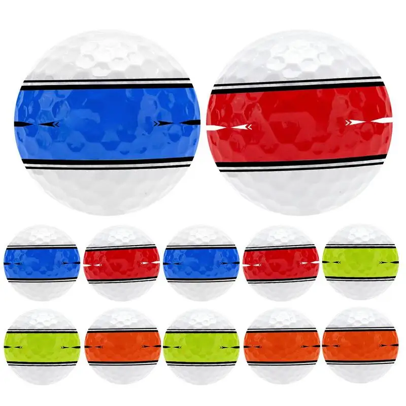 

Golf Balls For Women 12 Training Balls Training Aid 360 Degree Orbital Putter Aiming System Portable Sports Accessories For
