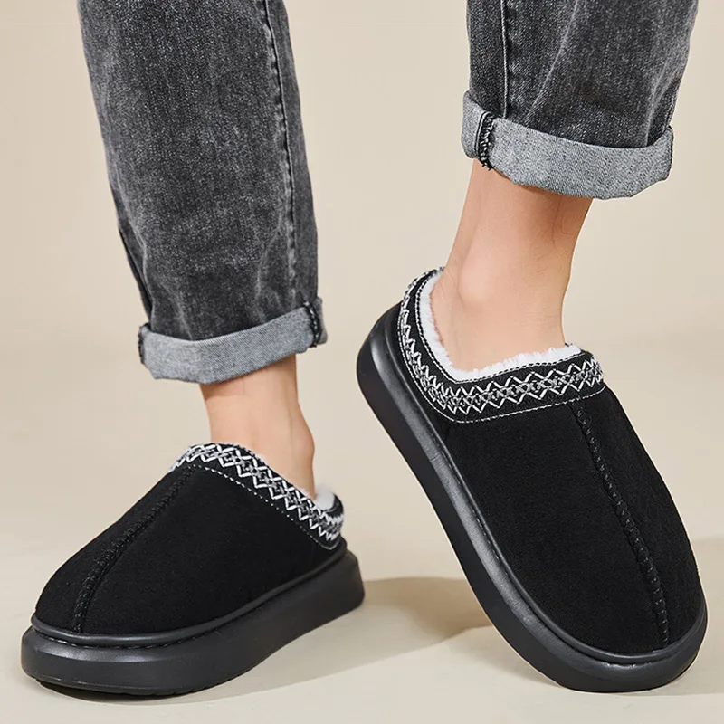 Boots Woman Plush Woman Shoes Keep Warm Shoes Women 2025 Fashion Ankle Boots Lightweight Women's Winter Shoes Boots Botas Mujer