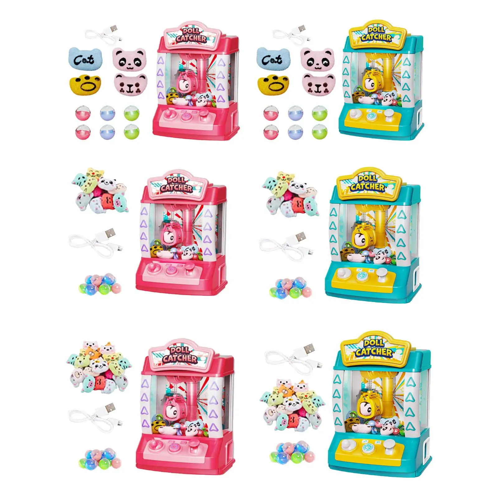 Electronic Small Toys Best Gifts Claw Machine for Girls Boys Adults Children