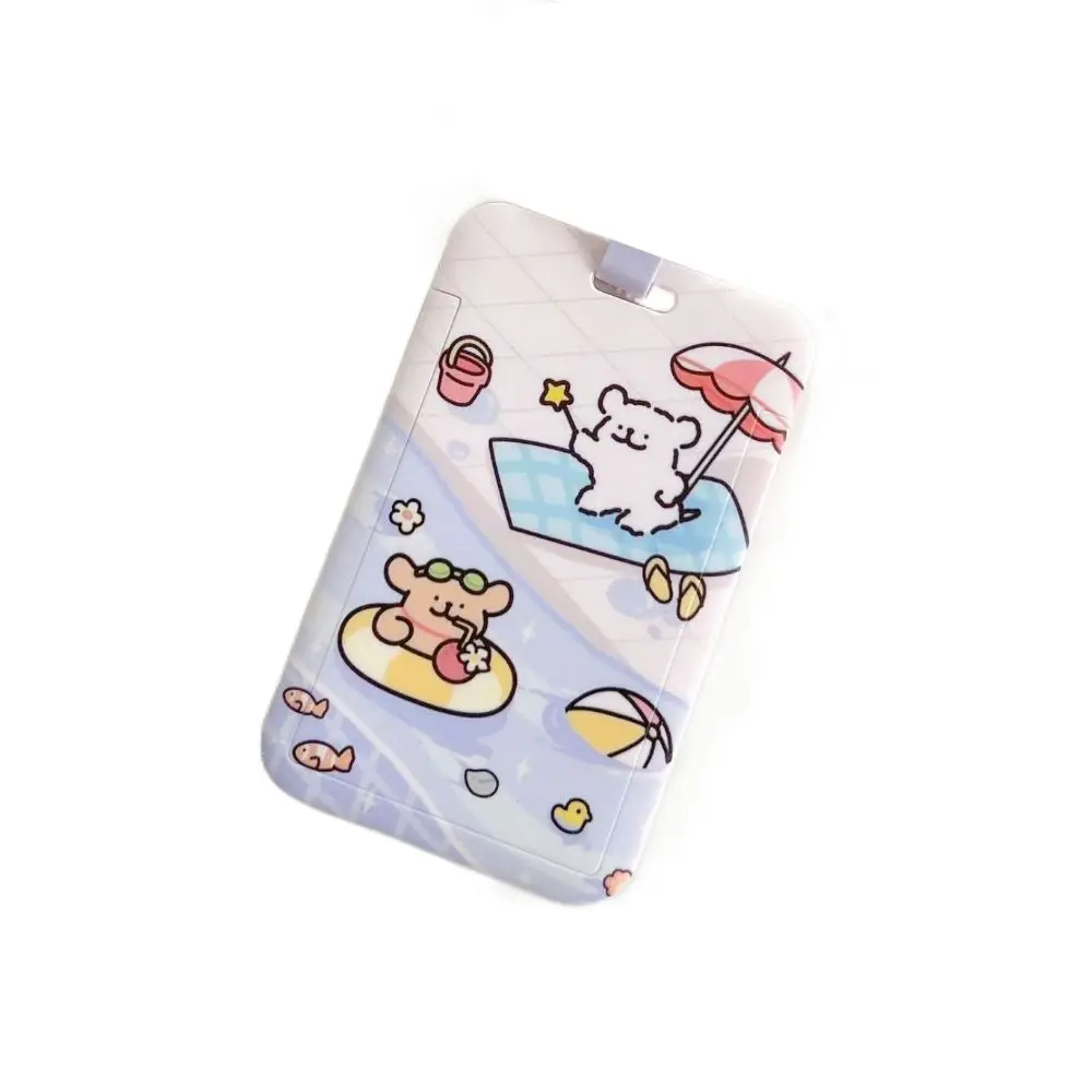 Protection Case Animal Photo Card Holder 3 Inch Stationery Line Dog 3 Inch Photo Card Bag Cute Creative Anti-lost Bus Card Case