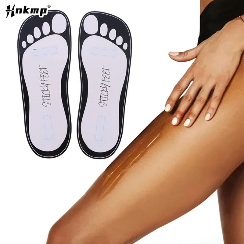 10Pairs Tanning Sticky Feet Spray Tan Foot Protectors Accessories Sunless Tanning Feet Pads