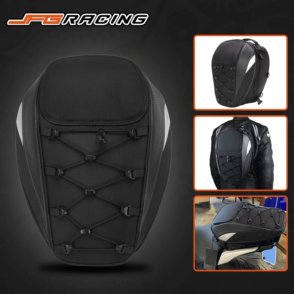 

Motorcycle Backpack Tailbag Waterproof Large Capacity Rider Tail Travel Bag Helmet Backpack Motor Rear Seat Bag For Yamaha BMW