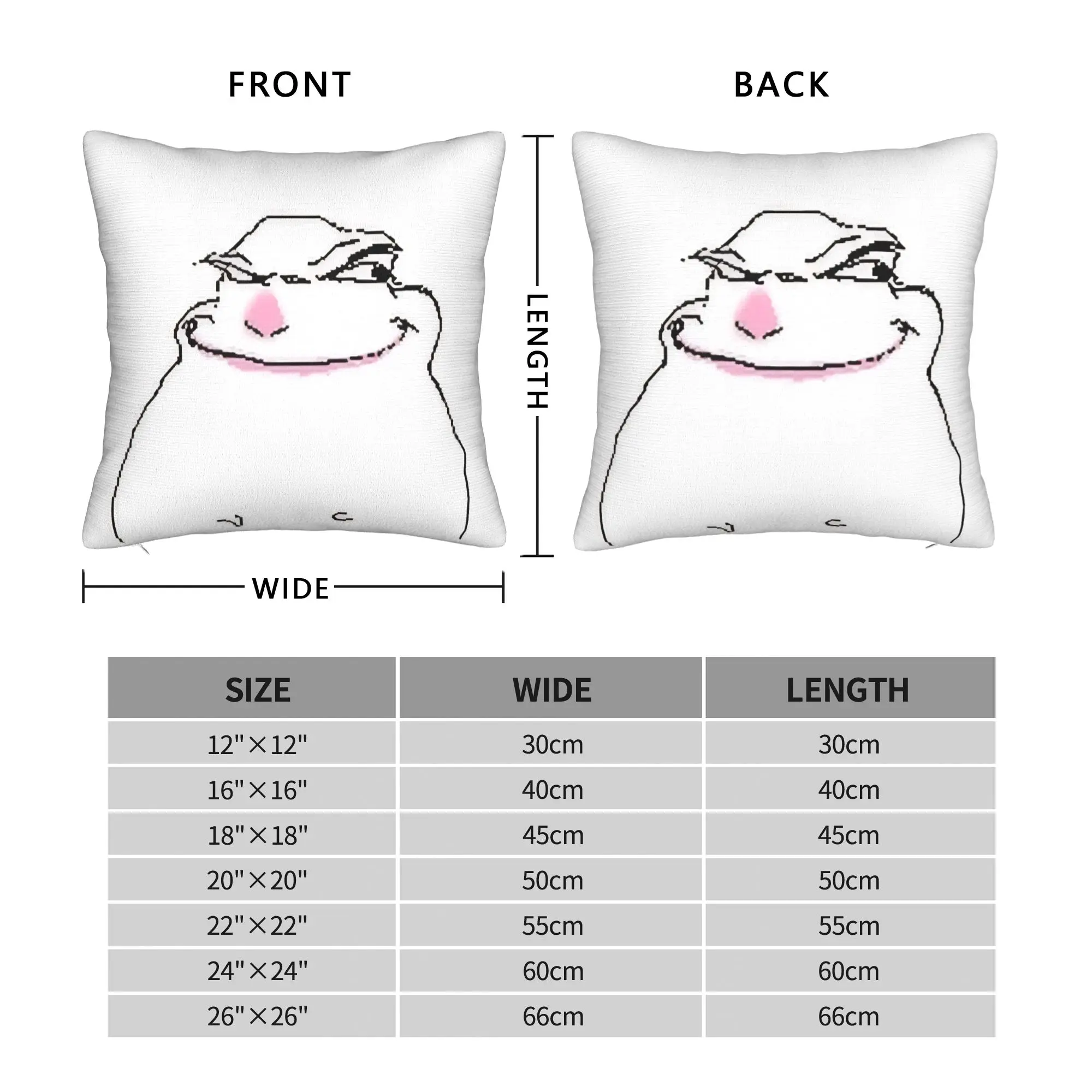 Devious Hamster Meme Square Pillow Case Polyester Throw Pillow  , Custom Cushion Covers