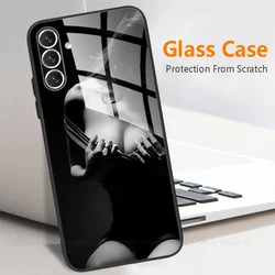 For Samsung Galaxy A55 Case Luxury Tempered Glass Case For Samsung A55 A 55 GalaxyA55 Cases Coque Funda SM-A556B Back Cover Para