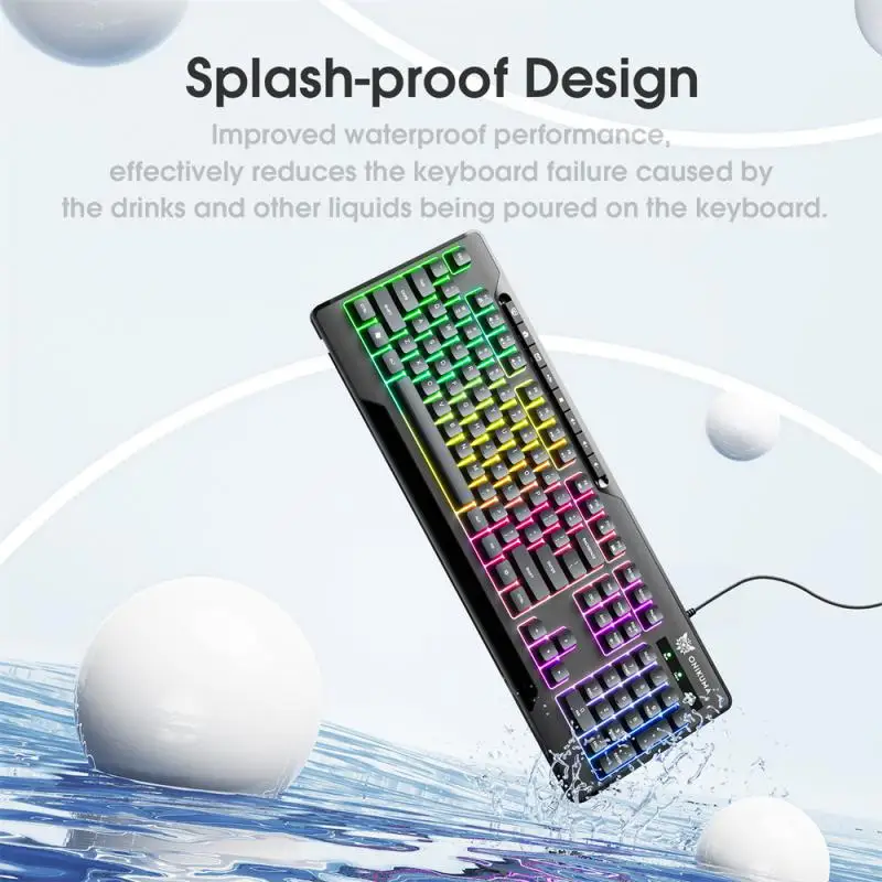 Gaming Keyboard Reliable Responsive Plug And Play Wired Ergonomic Design Usb Wired Gaming Keyboard And Mouse Combo Usb Keyboard