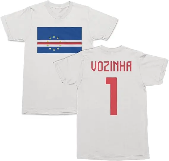 Kap Verde Vozinha 1 Torwart-Trikot T-Shirt Cabo Verde Fußball Herren Sportbekleidung Kap Verde Stolz Unisex Spruch-T-Shirt Top – Detail 15