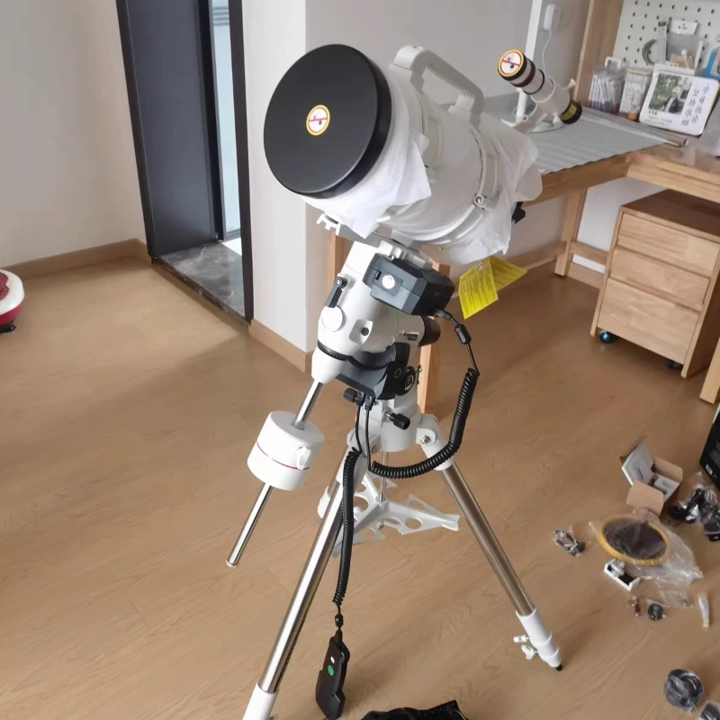 

EXOS-2 2-дюймовый экватор, электрический трекер, жирный кронштейн для штатива из нержавеющей стали, аксессуары для астрономических телескопов