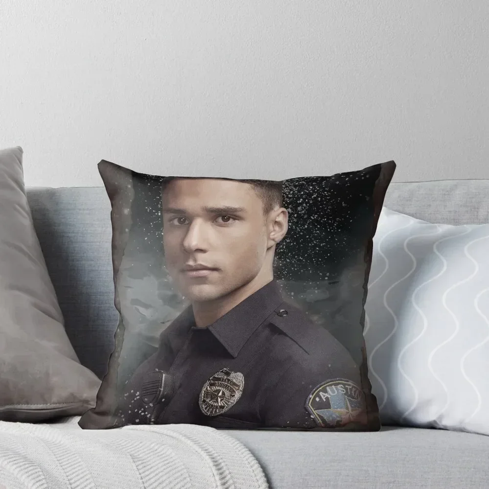 

9-1-1: Lone Star - Carlos Reyes - Burned Throw Pillow pillow pillowcase Covers For Sofas pillow