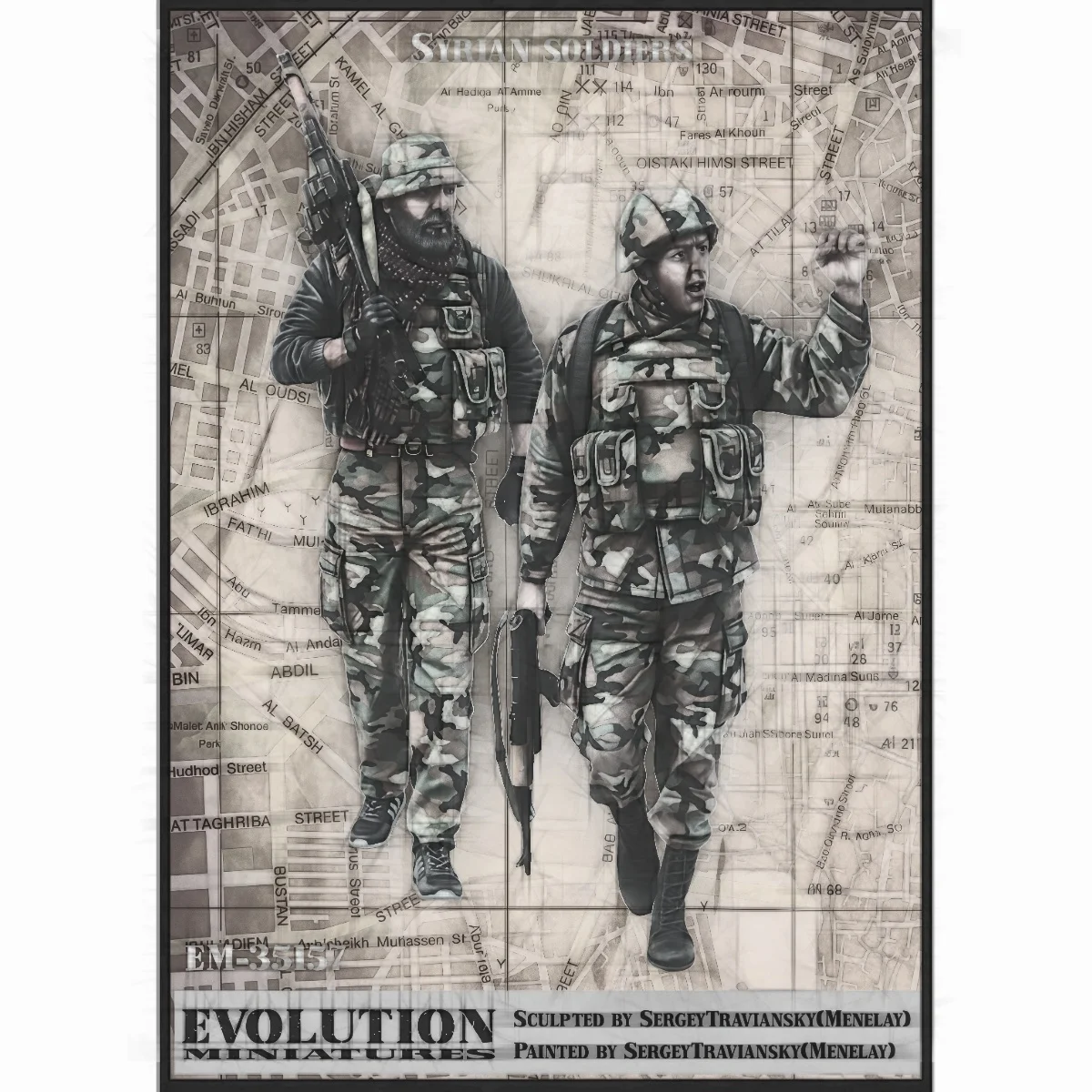 

1/35 resin soldier model GK - Syrian soldier - unassembled and unpainted DIY kit - 1635R