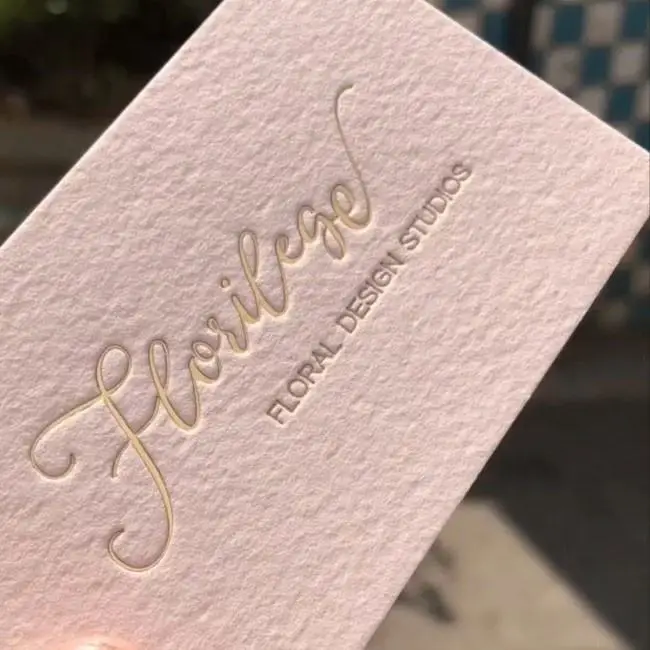 

Customized gold foil printing personalized brand logo luxury packaging, identity introduction, company introduction