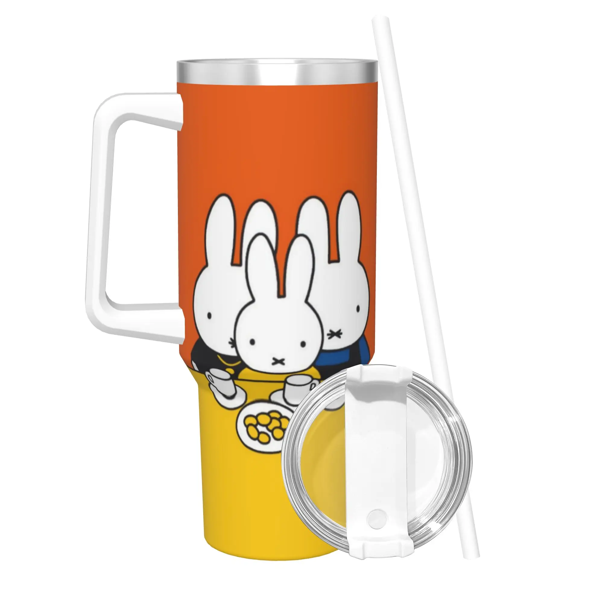 

M-Miffys милый кролик стакан с вакуумной изоляцией термочашка из нержавеющей стали офисная домашняя кружка бутылка для воды 40 унций