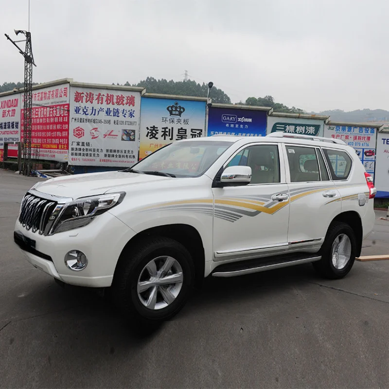 Suitable for  Toyota Prado 10~23 ModelsDoor Anti-Collision Strip Car Anti-Scratch Strip Modification Accessories Electroplated B