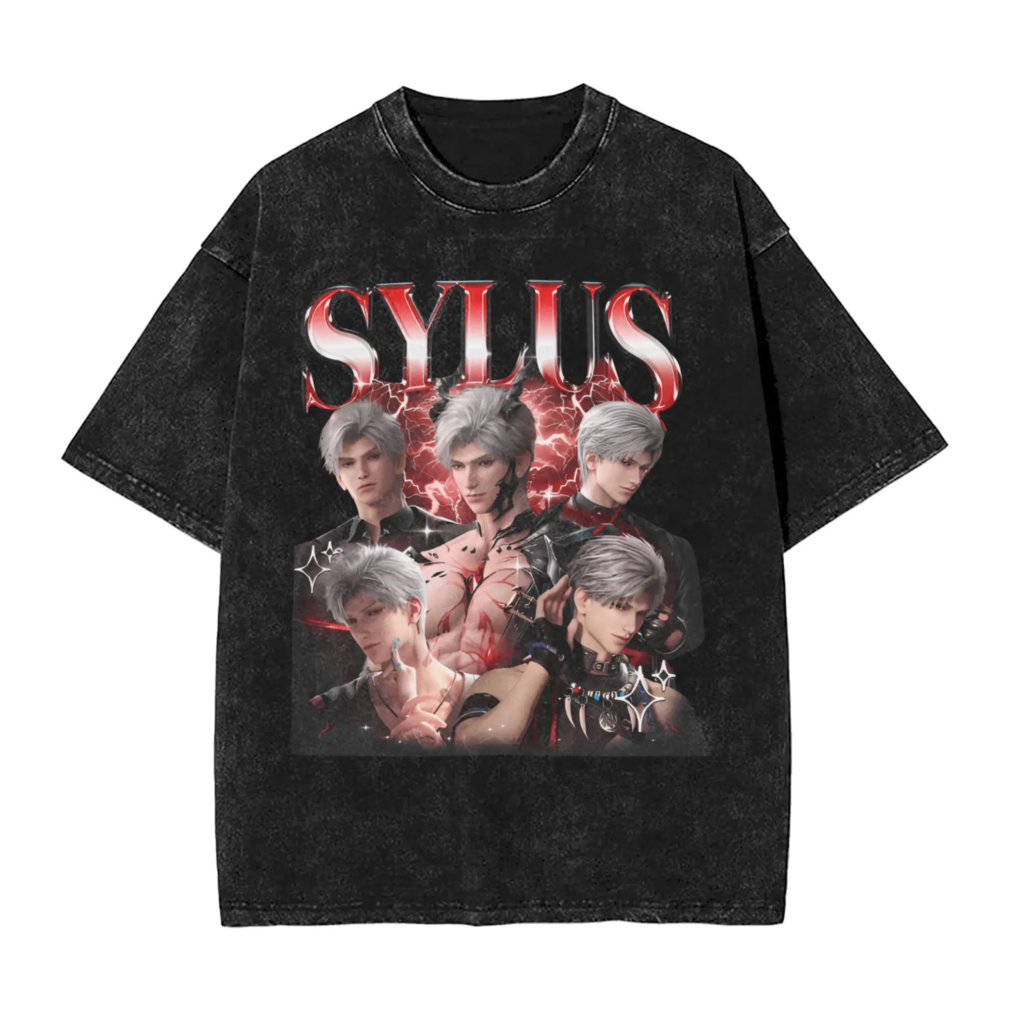 Gojo Sylus Girl Dinner Zayne Love Deepspace  T-Shirt for Men  Fashion Cotton Tee Shirt Crewneck Short Sleeve T Shirt Clothes,