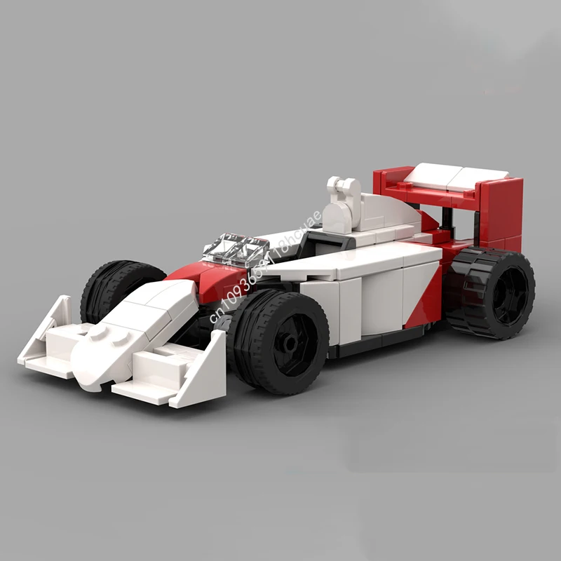 

169 шт. MOC McLarenes Mp4/4 City Champions супер автомобиль строительные блоки STEM образовательная конструкция пластиковая рождественская игрушка в подарок