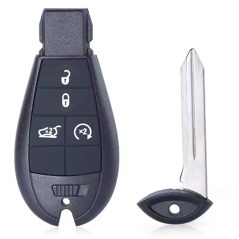 DIYKEY GQ4-53T 4A Chip Fobik Remote Key Fob untuk Jeep Cherokee Sport KL 2014 2015 2015 2017 2018 2019 433MHz 68105083 68105081