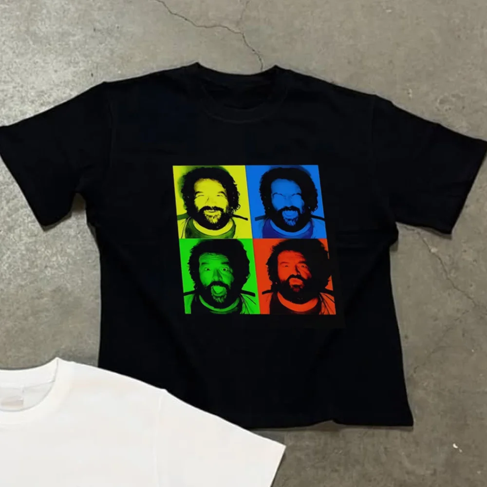 New Summer Character Expression Streetwear Graphic Versatile T-Shirt Unisex Short-sleeved Retro Street Y2K Casual Fashion Tops