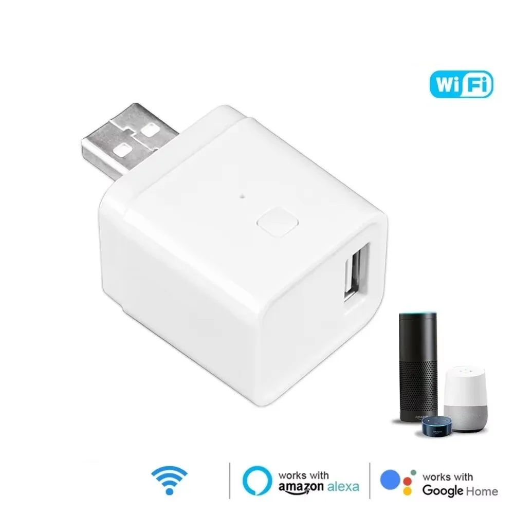 WiFi Micro USB Adaptor 5V WiFi USB Power Adaptor Smart Timing Charge Plug Works with Tuya APP Alexa Google Assistant Smart Life