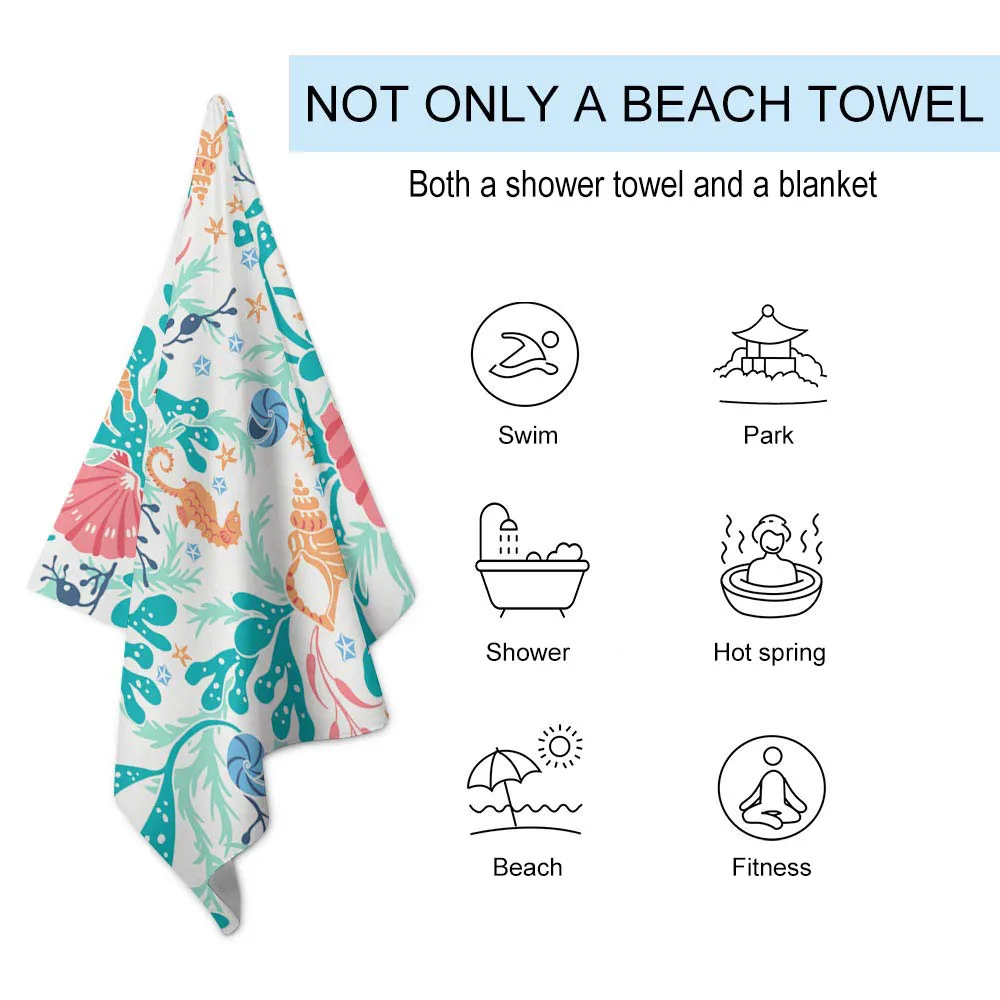 Cute Girls B-Bettys Boops Beach Towel Sauna Swimming Pool Bath Towels Bathroom For Home Playa Travel Spa Baby Microfiber Gym Sea #4