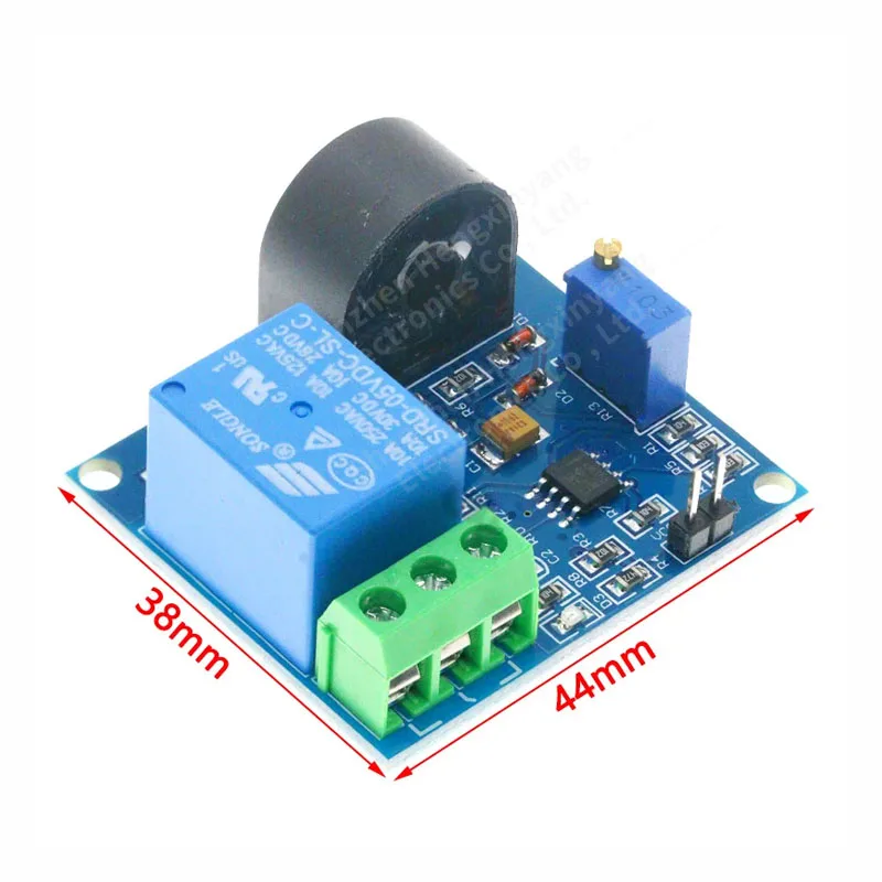 AC Capteur de Détection de Courant Module 5V 12V 24V Relais 5A Surintensité Protection Commutateur Sortie