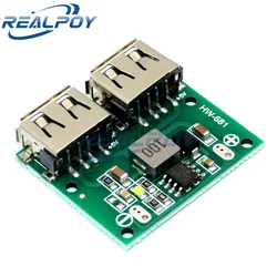 9V 12V 24V to 5V DC-DC Step Down Charger Power Module Dual USB Output Buck Voltage Board 3A Car Charge Charging Regulator 6-26V