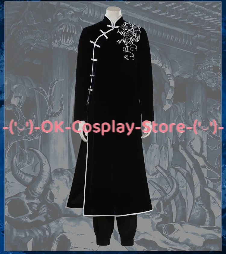 Anime Gojo Satoru Cosplay Costume Fancy Outfits Coat Top Pants Halloween Carnival Uniforms Custom Made