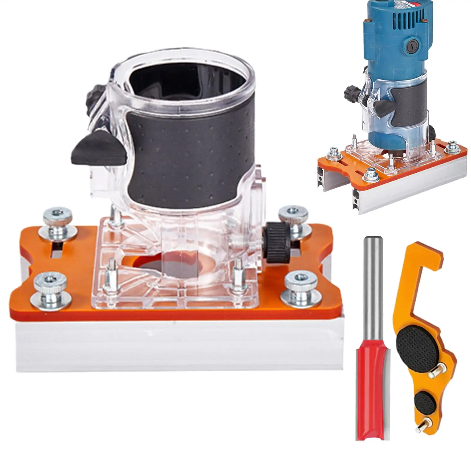 

Фрезерный станок по дереву, локатор для долбежей, сверхмощный компактный металлический деревообрабатывающий инструмент, инструмент для резьбы по дереву, кронштейн для обработки канавок, позиционер для обработки канавок