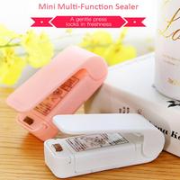 Mini Heat Bag Sealing Machine Package Sealer Bags Thermal Plastic Food Bag Closure Portable Sealer Packing Kitchen Accessories