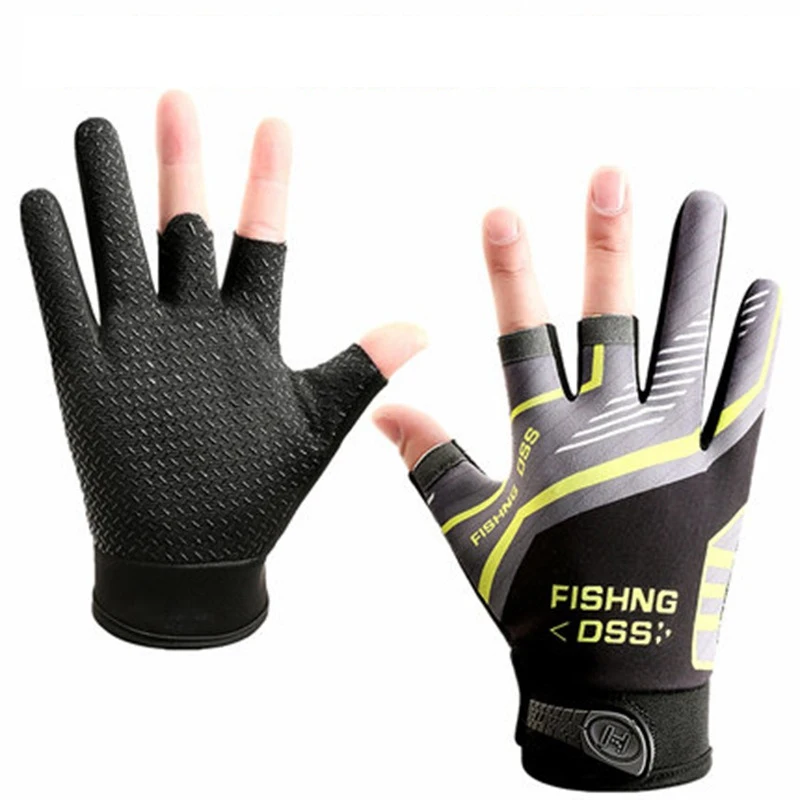 Anti-Slip Fishing Gloves Wear-resistant Summer Outdoor Breathable Angling Cycling Sports Gloves Fishing Apparel