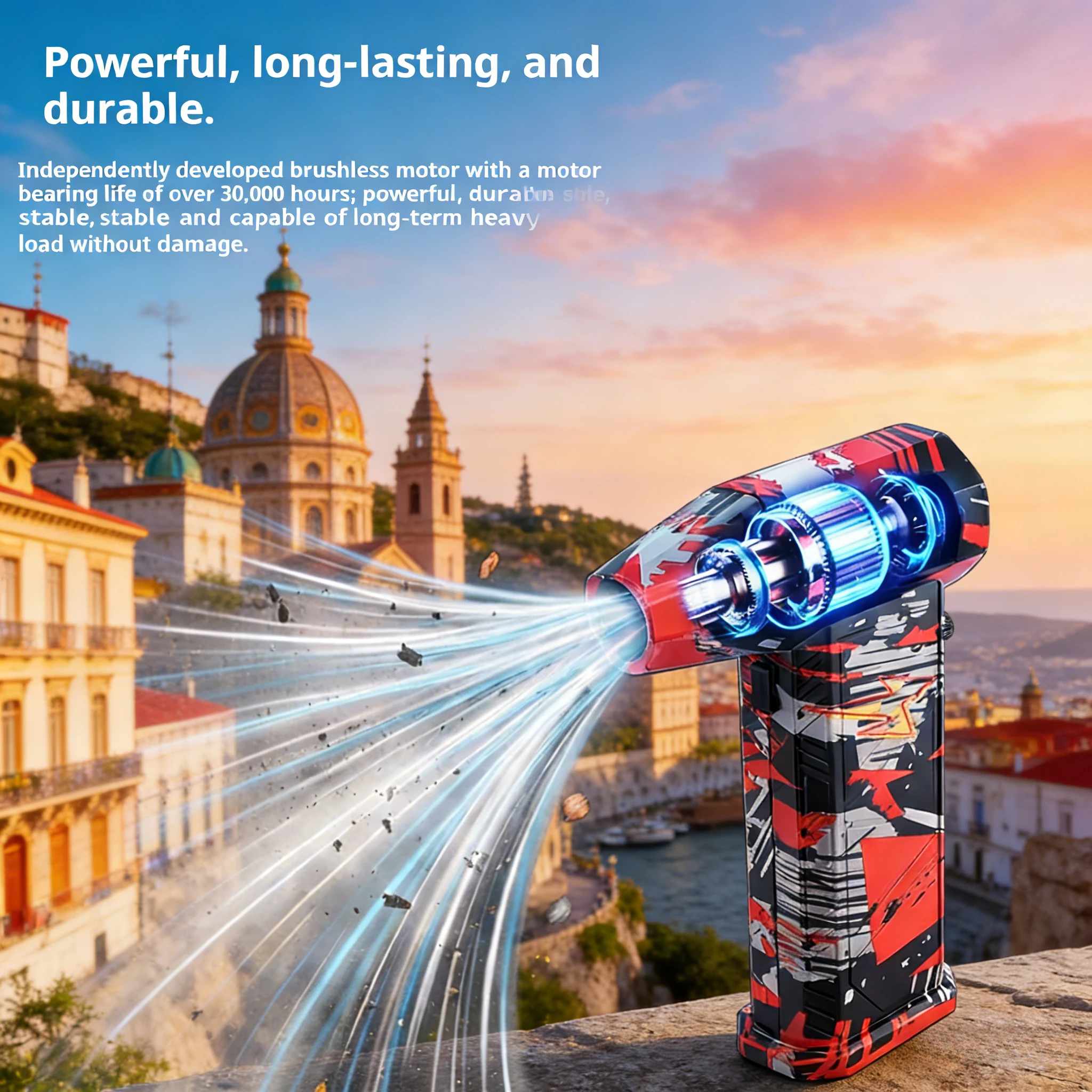 

2-in-1 X9 Turbo Blower & Vacuum - 300000RPM Brushless High Power Cleaning Tool