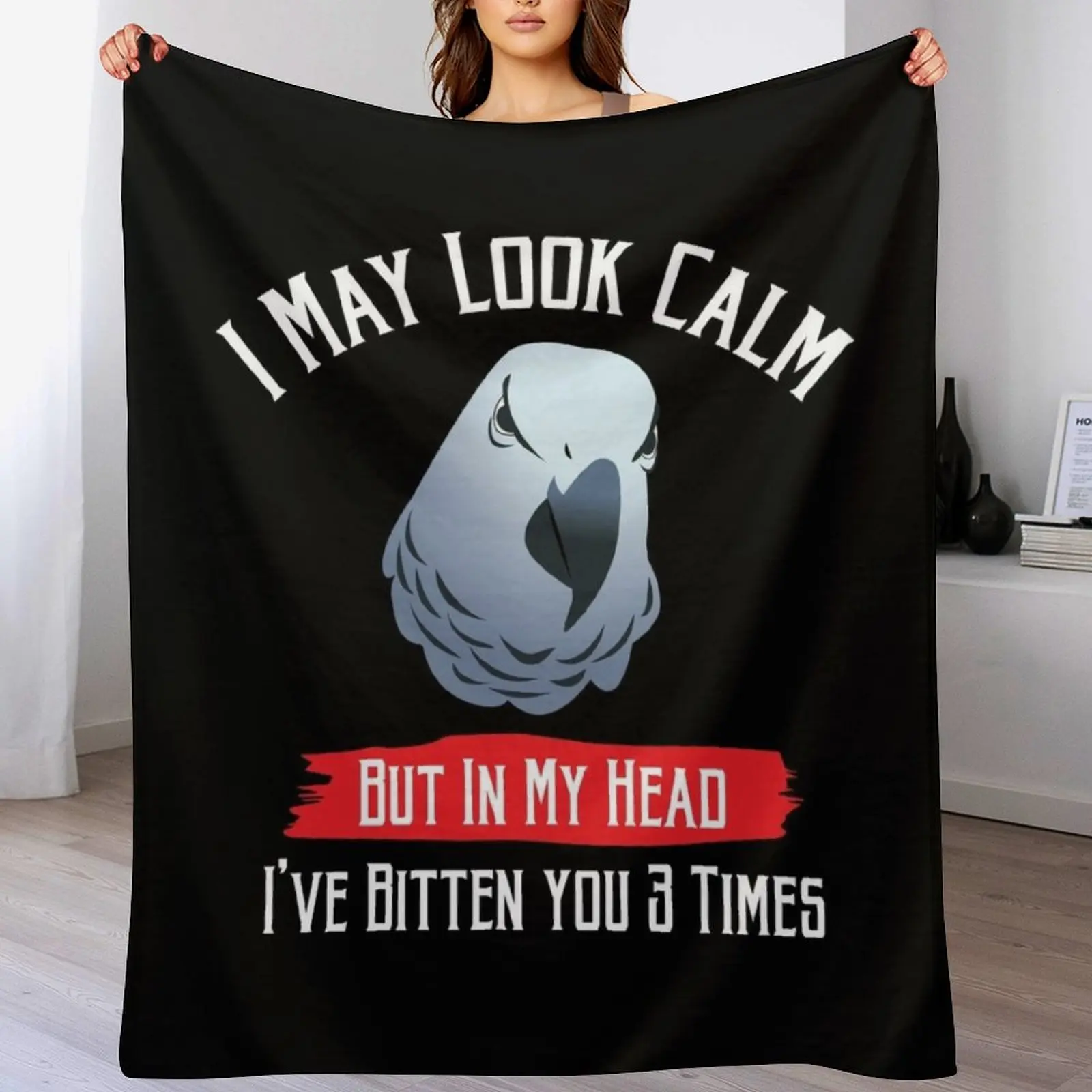 Überwurfdecke für afrikanische graue Papageienliebhaber und Haustiervögel und Papageien