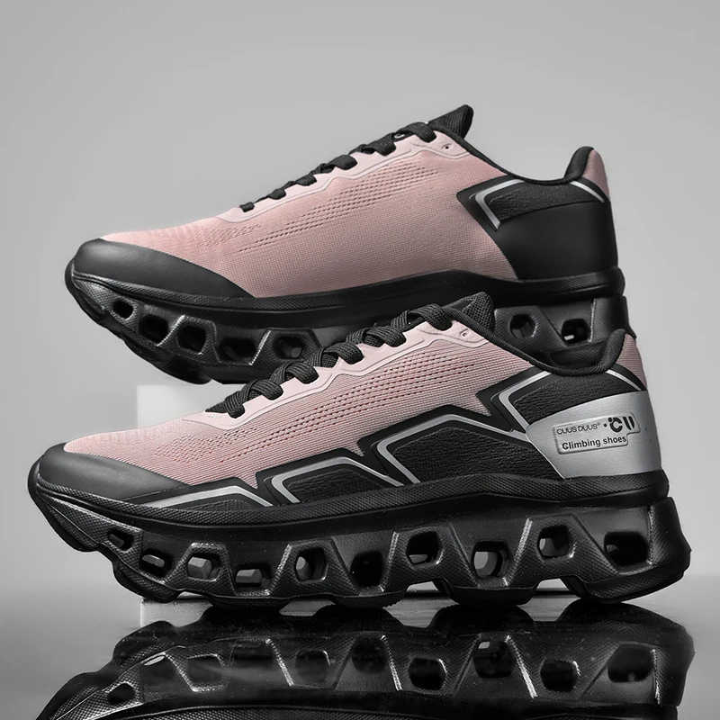 

Men's Running Shoes Jogging Breathable Mesh Cushioning Non-Slip Outdoor Luxury Shoes Couple Trainer Race Sneakers Off-road Shoes