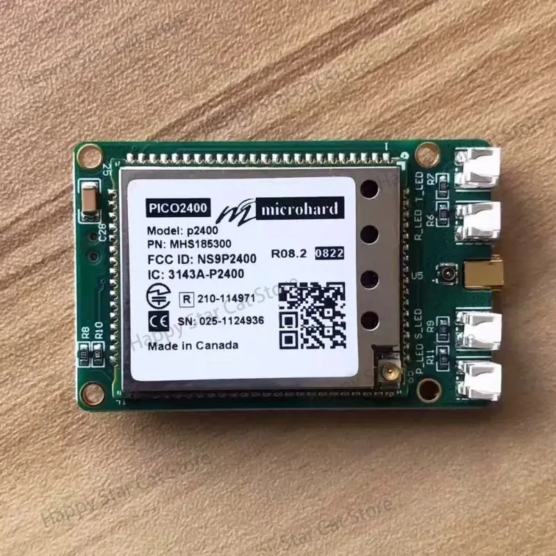 The Microhard P2400 wireless data transmission module for unmanned aerial vehicles is 2.4G with a high power of 1W and frequency