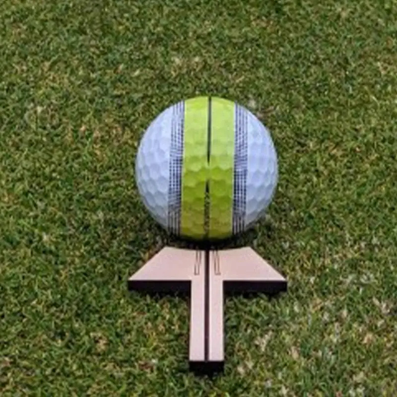 Golf Ball Marker Wooden Marker For Golf Putting Improvement Precision Putting Marker Ball Alignment Tool For Golfers Husband Dad