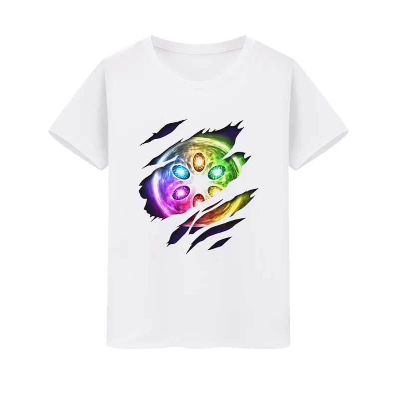 

Детские футболки с короткими рукавами из 100% чистого хлопка, созданные в коллаборации Marvel, с изображением Железного человека и Человека-паука из фильма «Мстители 4», пользуются популярностью.