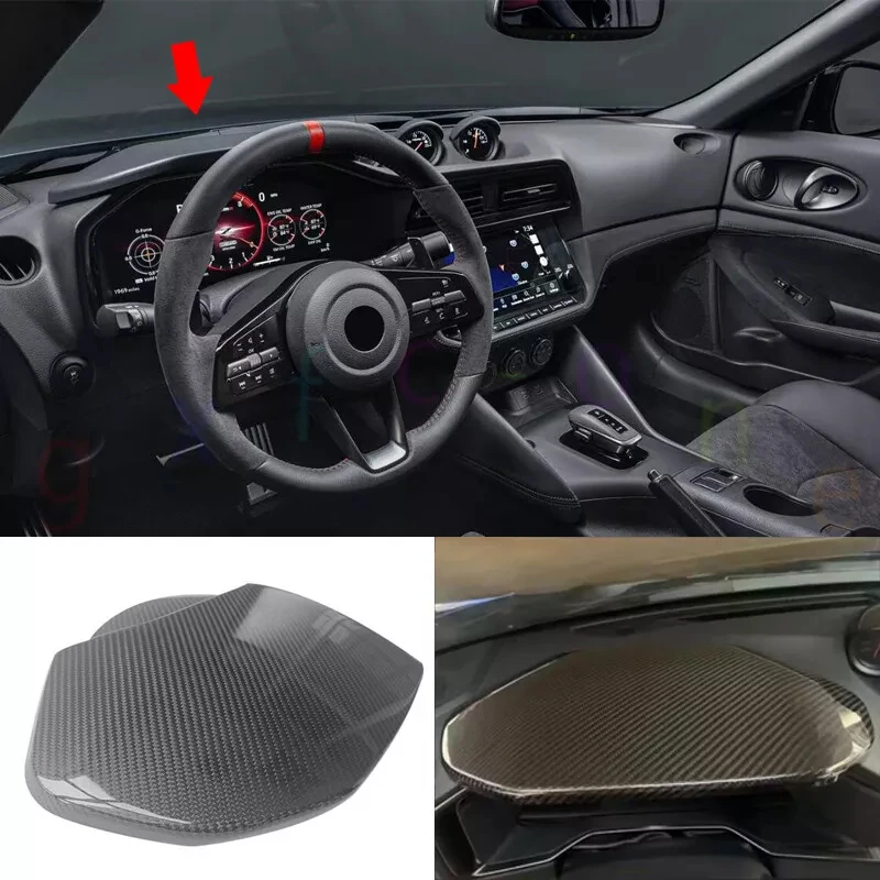 

Настоящее углеродное волокно, автомобильный спидометр, кластерная крышка, защита, аксессуары для салона автомобиля для Nissan Z RZ34 400Z 2023 +